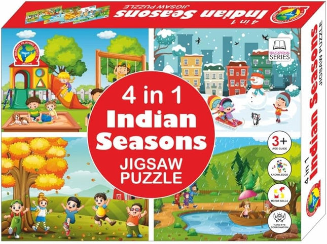Kiddon Educational Indian Season Wooden Puzzle