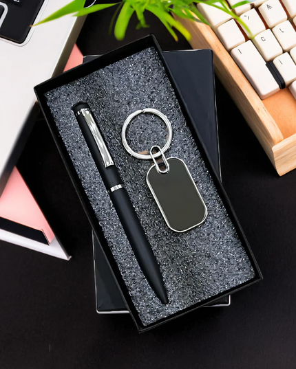 Personalized Pen & Keychain Set- Corporate Gift