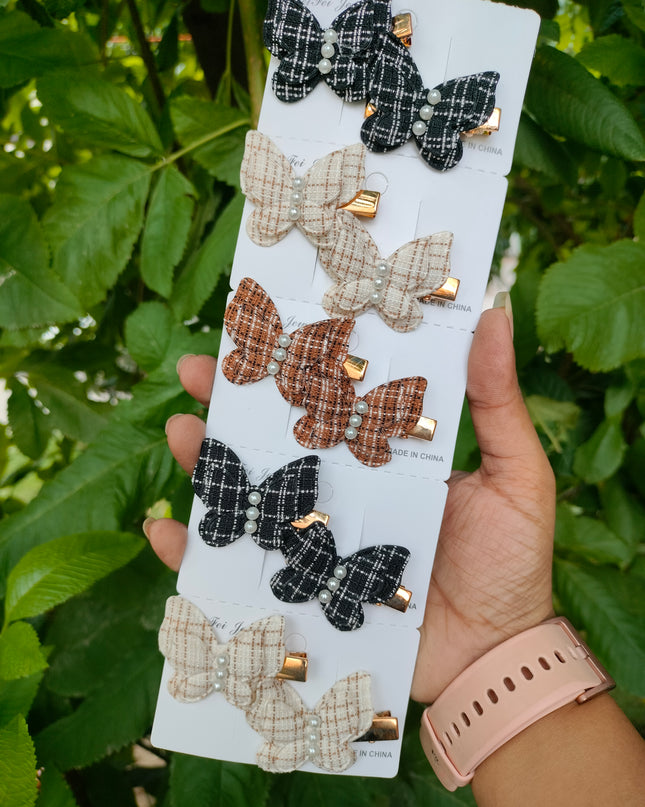 Kiddon Butterfly Pearl Clip