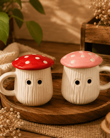 Kiddon Mushroom Mug With Lid