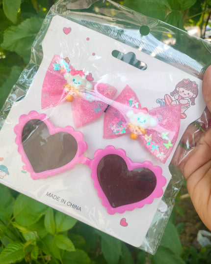 Kiddon Goggles and Bow Clip Set