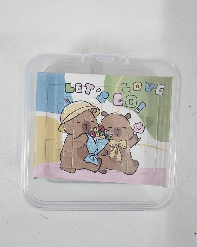 Kiddon Cappybara Puzzle Set (Pack of 2)