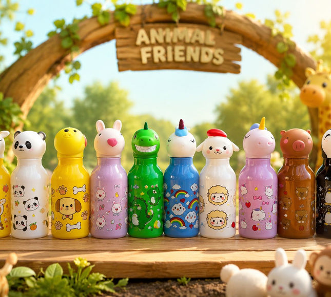 Plastic Animal Water Bottles