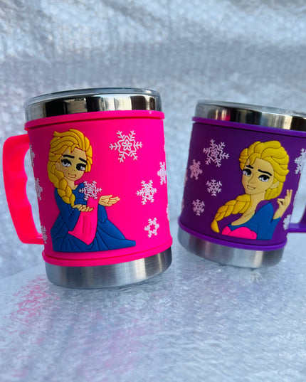 300 ML Steel Embossed Mugs