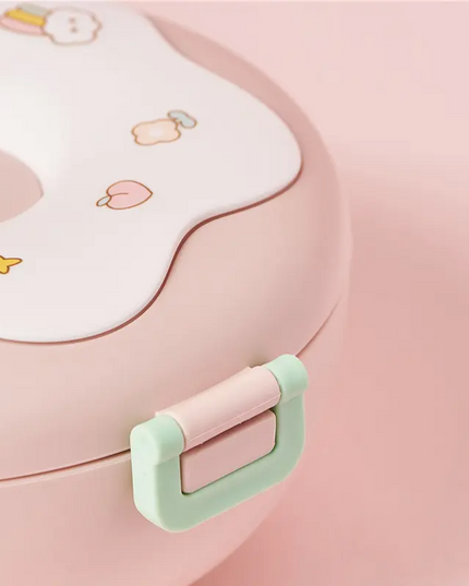 Cute Donut -Shaped Lunch Box