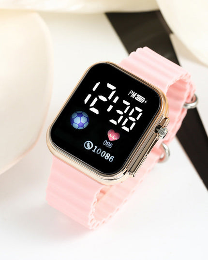 Square Led Digital Wrist Watch