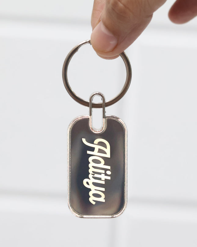 Personalized Metal Keychains- Round