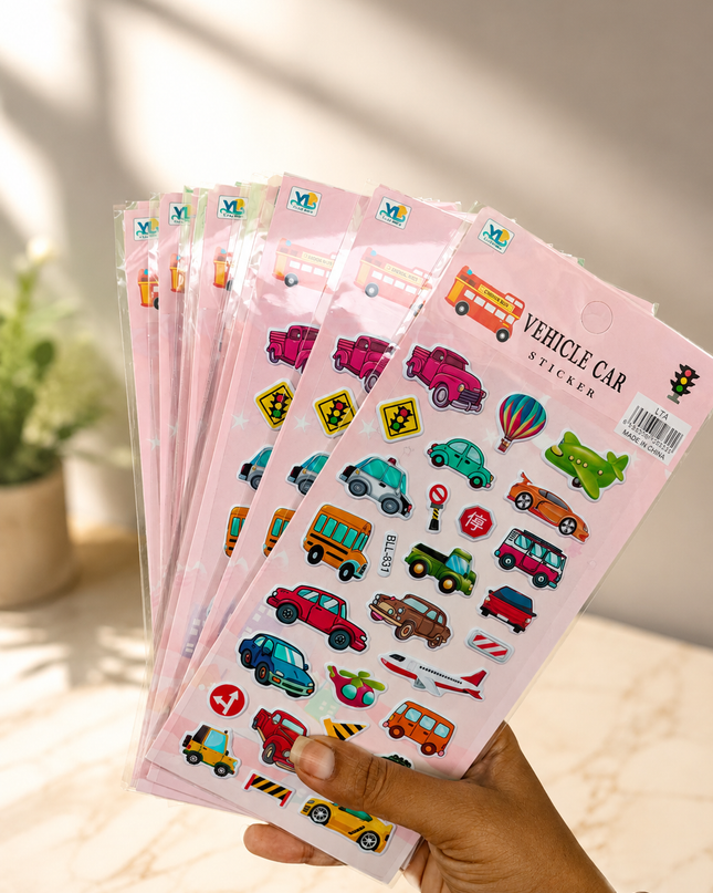 Kiddon Car Sticker Sheet