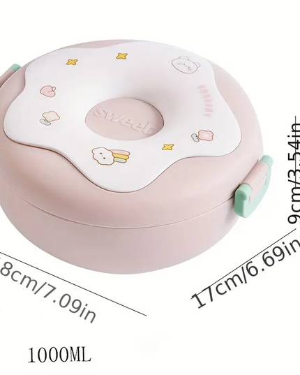 Cute Donut -Shaped Lunch Box