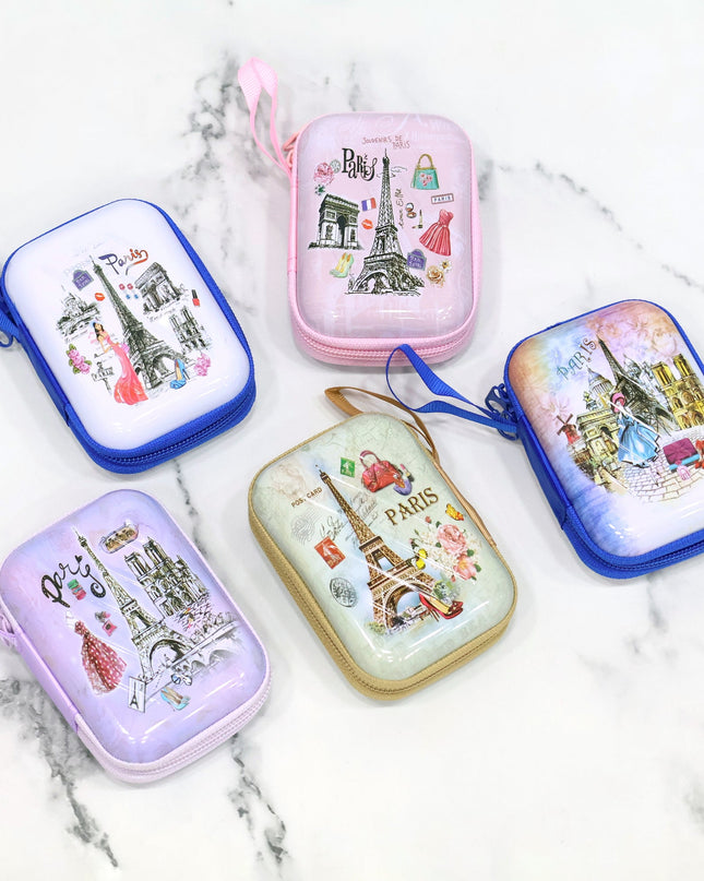 Eiffel Tower Metal Multipurpose Coin Pouch