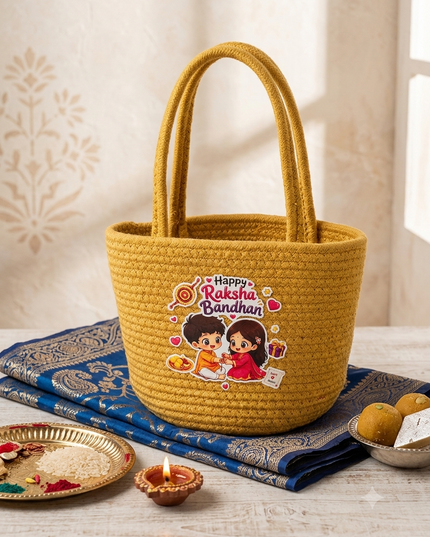 Kiddon Rakhi Special Jute Basket