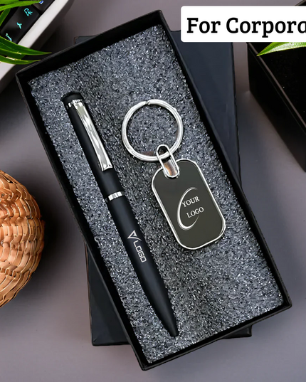 Personalized Pen & Keychain Set- Corporate Gift
