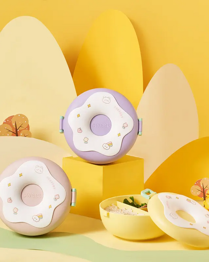 Cute Donut -Shaped Lunch Box