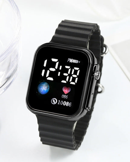 Square Led Digital Wrist Watch
