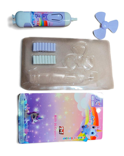 Kiddon Electric Eraser With Mini Fan